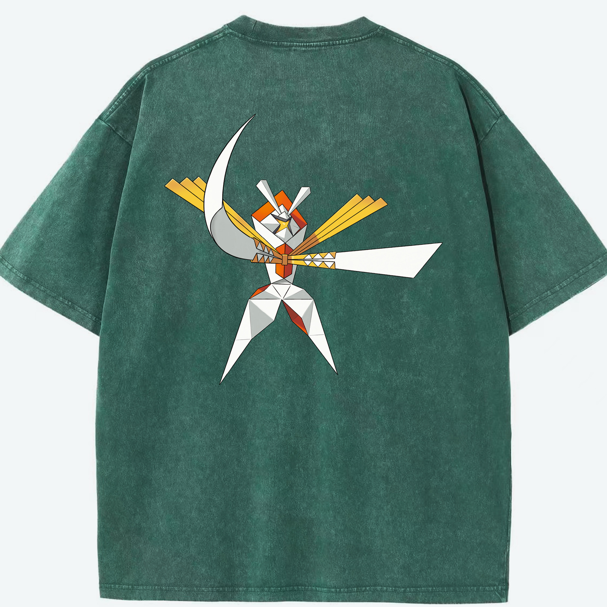 （画像用） ポケットモンスター Pokémon 綿100% ヴィンテージ風 半袖Tシャツ（背面プリント）